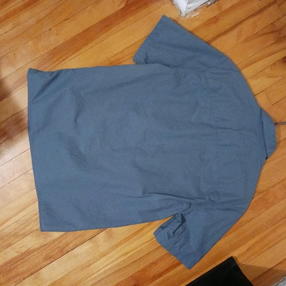 H&M Chemise manche courte homme taille petit (medium) bleu ciel - Picture 4 of 6